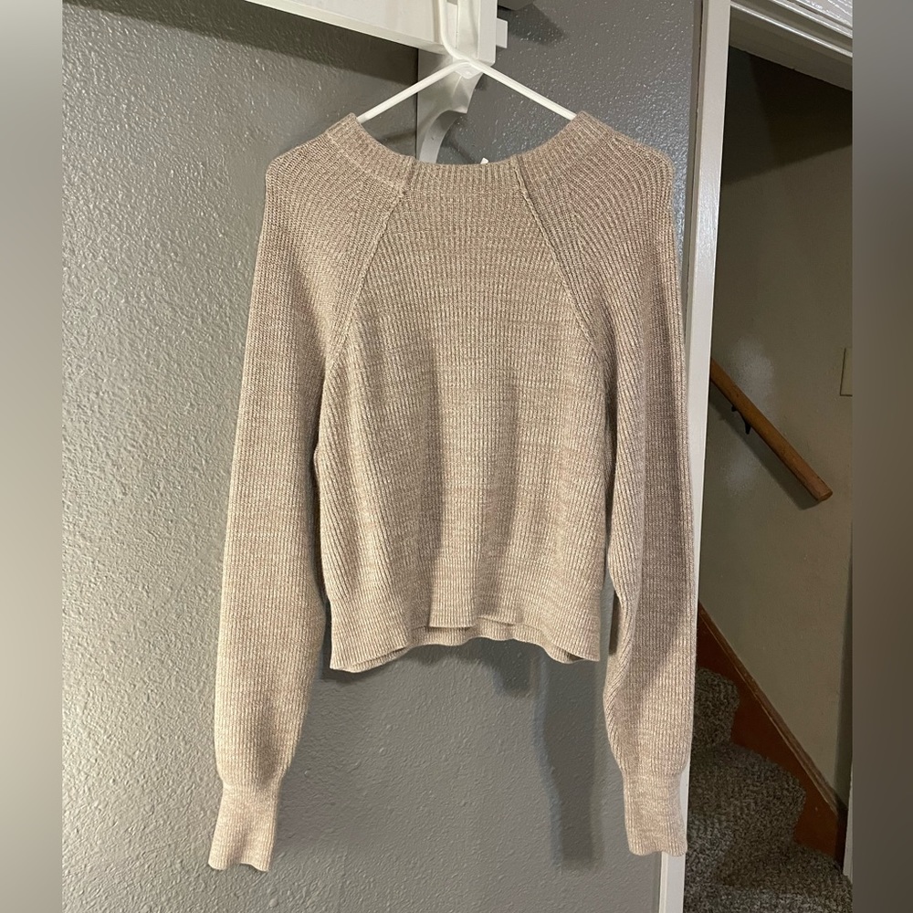 Women’s Small tan sweater